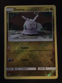 Pokemon Goomy Sm-Guardians Rising Reverse Holo Common 94/145 Basic 50 HP Card - Image 1