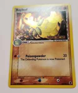 Bayleef Dragon Frontiers Reverse Stamped Holo 26/101 Delta Species Pokemon Card - Image 2