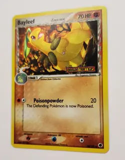 Bayleef Dragon Frontiers Reverse Stamped Holo 26/101 Delta Species Pokemon Card - Image 3