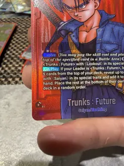 Dragon Ball Super Card Game Trunks: Future SB02-011 Uncommon Holo Battle Card - Image 3