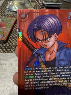 Dragon Ball Super Card Game Trunks: Future SB02-011 Uncommon Holo Battle Card - Image 4