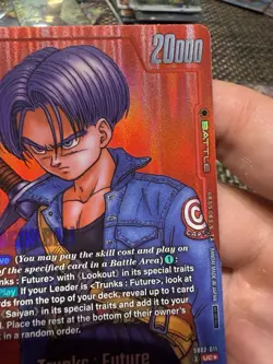 Dragon Ball Super Card Game Trunks: Future SB02-011 Uncommon Holo Battle Card - Image 5