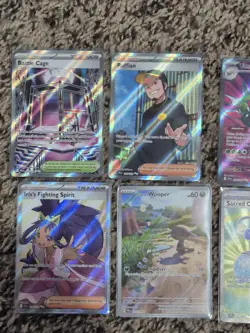 Pokemon 6 Card Full Art And Illustration Rare Lot Nm/M! - Image 2