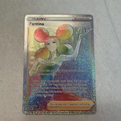 Pokemon Fantina Lost Origin Secret Rare Rainbow Full Art - Plus Free Holo Card - Image 1