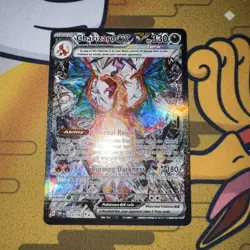 Pokemon TCG Charizard EX Sir Obsidian Flames 223/197 Full Art Secret Rare Card - Image 1