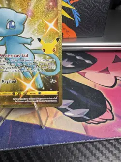 Pokemon Celebrations Mew Gold Holo Card 025/025 Secret Edition - Image 4