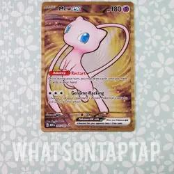 Pokemon Card Mew Ex 205/165 Secret Rare Scarlet Violet Pokemon 151 NM Metal - Image 1