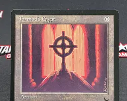 MTG Tormod's Crypt- Signed Christopher Rush -The Dark Magic the Gathering Card - Image 3