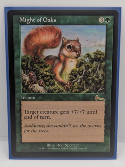 Might of Oaks Uzra's Legacy Regular Rare LP MTG - Image 1