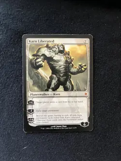 Magic the Gathering Karn Liberated New Phyrexia NM - Image 1