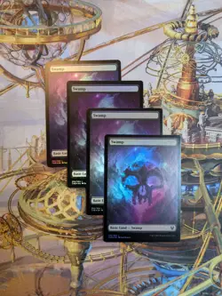 MTG Swamp (X4 Foil) - THB - NM - Image 1