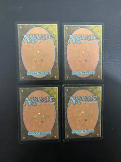 MTG 4X JAPANESE INVASION RAVENOUS RATS PLAYED MAGIC THE GATHERING BLACK CREATURE - Image 2