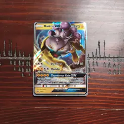 Pokemon TCG Raikou GX Promo Card Sun and Moon SM121 - Image 1