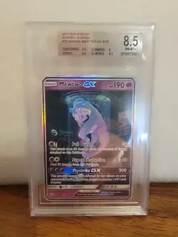 2017 Pokemon Shining Legends Mewtwo #78/73 BGS 8.5 - Image 1