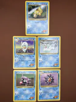 Pokemon Gym Challenge/Heroes Misty's Psyduck Dewgong Seel Shellder Starmie Lot 5 - Image 1