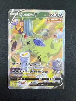 Tyranitar V - 155/163 - Full Art Ultra Rare Battle Styles - Pokemon (NM) - Image 1