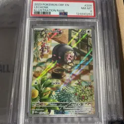 2023 Pokemon Lechonk 209/197 Illustration Rare PSA 8 NM-MT Obsidian Flames EN - Image 1