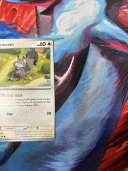 Pokemon Tcg Skwovet Miscut Error 151/198 Scarlet & Violet Base Set - Image 2