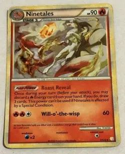 Ninetales LP Heartgold & Soulsilver 7/123 Pokemon TCG Holo WOTC - Image 1