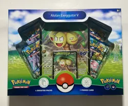 Pokemon TCG Pokemon Go Alolan Exeggutor V Box Booster Factory Sealed - Image 1