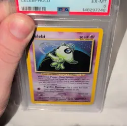 Pokemon Neo Revelation Celebi 3/64 Holo Rare Unlimited PSA 6 - Image 4