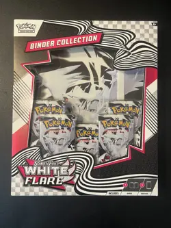 Pokemon White Flare Binder Collection SEALED 250001 - Image 1