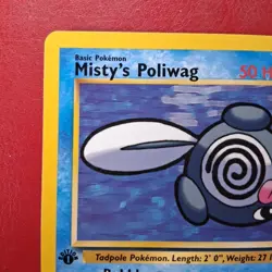 Lightly Played, English Pokemon Regular Misty's Poliwag - 89/132 - Common - 1st - Image 4