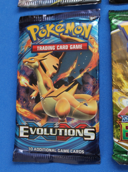 POKEMON 4 BOOSTER PACKS DRAGON MAJESTY, EVOLVING, XY EVOLUTION, COSMIC SEALED - Image 2