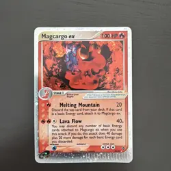 Pokemon Magcargo ex 95/97 EX Dragon Holo Ultra Rare LP or Better - Image 1