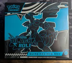 Pokemon TCG Scarlet & Violet: Black Bolt - Elite Trainer Box ETB - SEALED New - Image 1