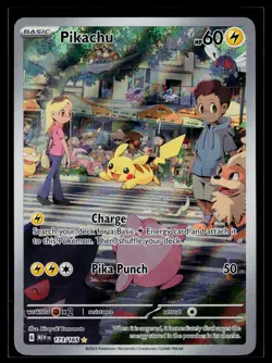 Pokemon Pikachu Illustration Rare Holo 173/165 Scarlet & Violet 151 English NM-M - Image 1
