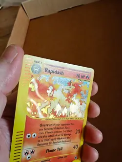 Pokemon TCG Expedition Base Set Holo Rare Rapidash 26/165 LP - Image 2