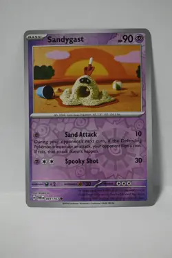 Sandygast 091/167 Common Twilight Masquerade Pokemon Reverse Holo NM - Image 1