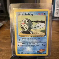 Misty's Poliwag 087/132 Gym Heroes Regular 2000 Pokemon - Image 1