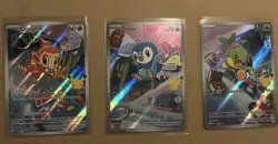 Pokemon 2026 First Partner Illustration Collection Series 1 FULL PROMO SET - Image 4