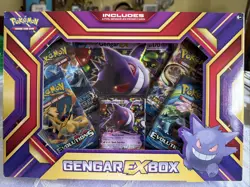 Pokemon TCG: Gengar - EX Box 2016 Factory Sealed EVOLUTIONS PACKS - Image 1