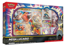 Pokemon TCG Mega Lucario ex Premium Figure Collection Box Factory Sealed - Image 1