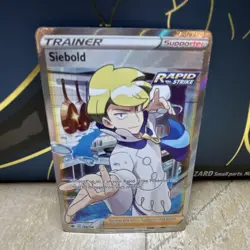 Pokemon Siebold Trainer 198/198 Chilling Reign Ultra Rare Full Art Holo - Image 1