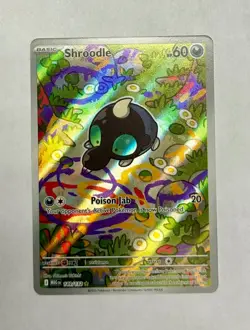Shroodle 149/132 Illustration Rare Mega Evolution Pokemon Near Mint - Image 1