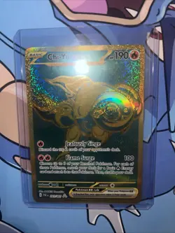 Chi-Yu ex 241/091 Hyper Rare Paldean Fates Pokemon NM - Image 1