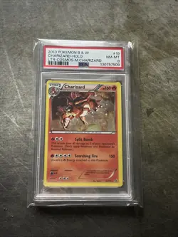 POKEMON LEGENDARY TREASURES CHARIZARD #19 COSMOS HOLO PSA 8 NM - Image 5