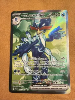 Quaquaval EX 235/193 (Full Art) - Near Mint - Pokemon SV02: Paldea Evolved - Image 1