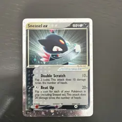 2003 Pokemon TCG Sneasel ex Ruby & Sapphire 103/109 LP Nice - Image 1