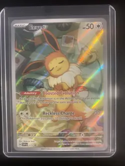 Pokemon TCG Eevee 173 Holo Promo Prismatic Evolutions - Image 1