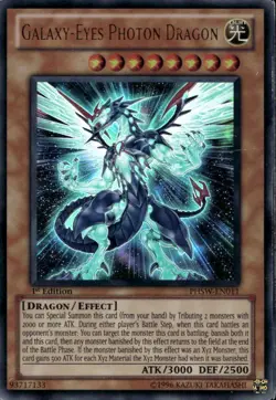 Galaxy-Eyes Photon Dragon 1st Ed Ultra Rare PHSW-EN011 Yu-Gi-Oh! - Image 1