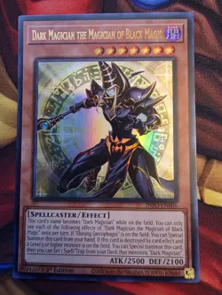 Dark Magician the Magician of Black Magic INFO-EN006 LP 1st Edition Ultra Rare - Image 1