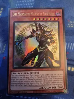 Dark Magician the Magician of Black Magic INFO-EN006 LP 1st Edition Ultra Rare - Image 4