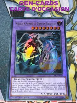 CARTE Yu Gi Oh MAGICIEN SOMBRE LE DRAGON CHEVALIER GFP2-FR125 - Image 1