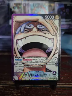 Monkey.D.Luffy One Piece Leader OP09-061 Emperors in the New World Foil - Image 1