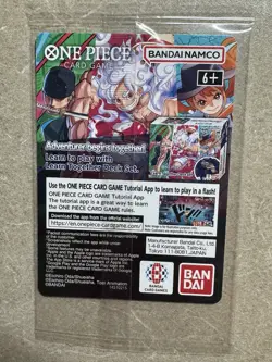 One Piece Monkey D. Luffy US Voyage College Basketball Promo Card SEALED - Image 2